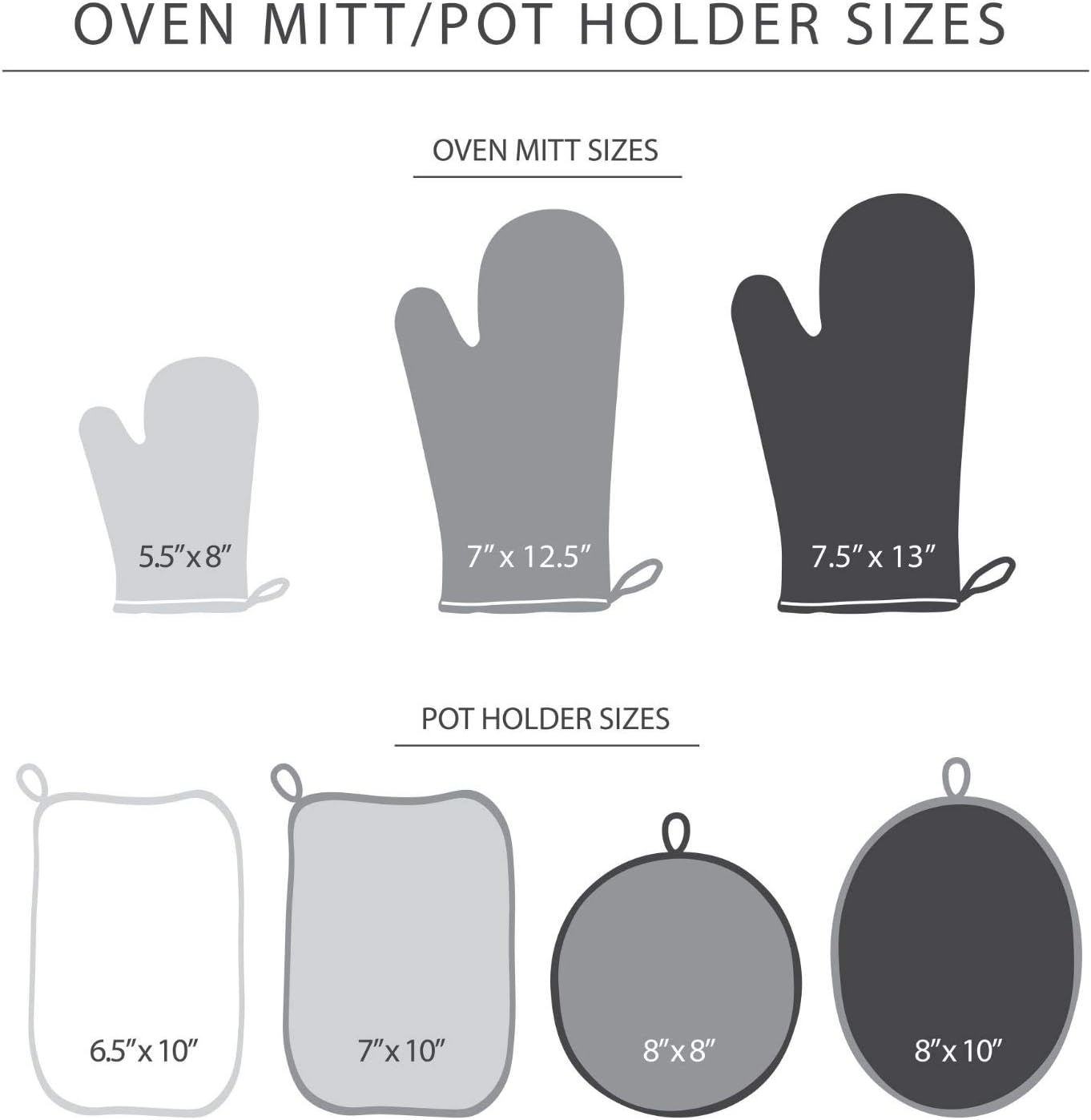KitchenAid Asteroid Pot Holder 2-Pack Set, Pebbled Palm Green, 6.5"x10"