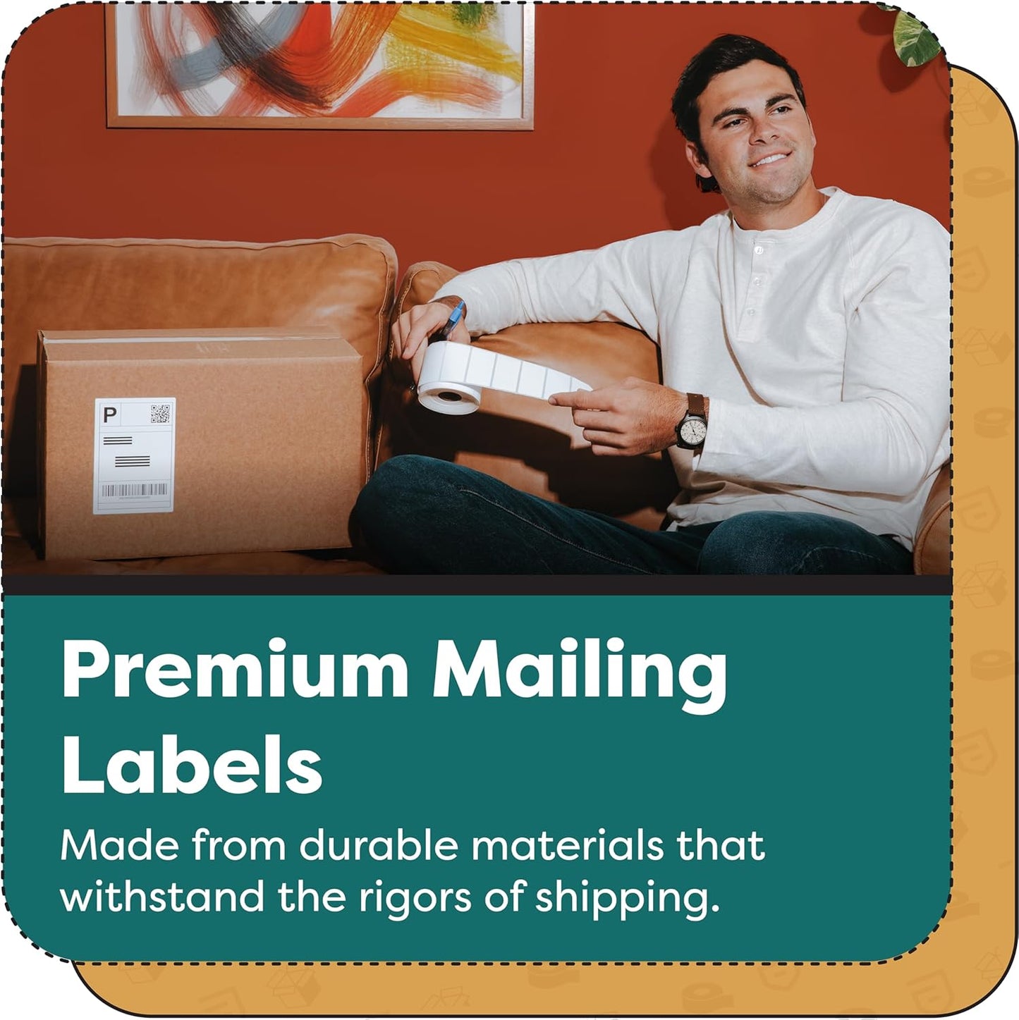 Aegis Adhesives - 1.5" X 1" Square Direct Thermal Multipurpose Labels for QR Codes, Perforated & Compatible with Zebra Desktop Printers - NOT Rollo Compatible (12 Rolls, 1300/Roll)