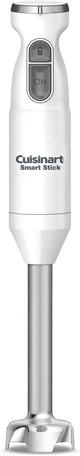Cuisinart Hand Blender, Smart Stick 2-Speed - Powerful & Easy to Use Stick Immersion Blender for Shakes, Smoothies, Puree, Baby Food, Soups & Sauces, Stainless Steel, CSB-175P1