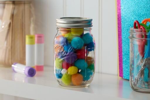 Ball Regular Mouth Glass Mason Jars with Lids and Bands, Used for Canning (Pint, 16 Ounce (Pack of 36))