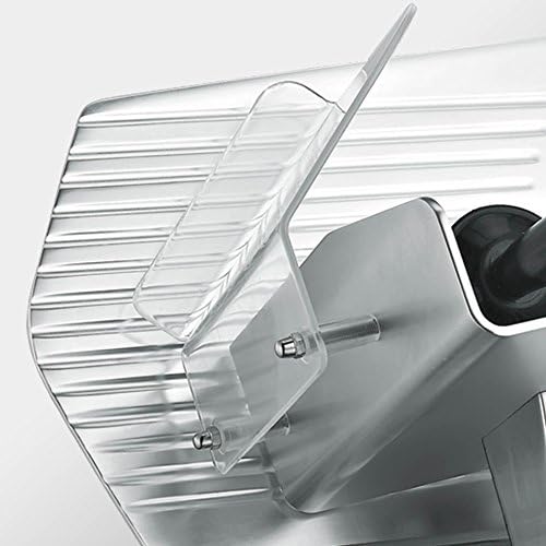 KWS MS-10SL Commercial 320w Electric Meat Slicer 10-Inch Triple Safety Locks + Anodized Aluminum Base with Stainless Steel Blade, Frozen Meat/Cheese/Food Slicer Low Noises Commercial and Home Use