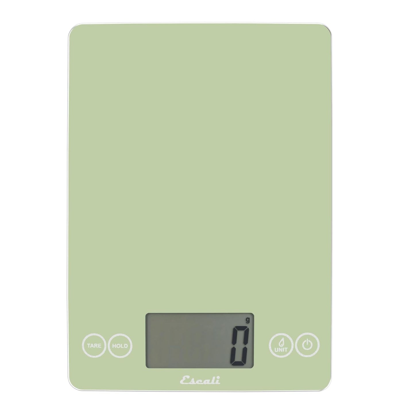 Escali Arti Classic Digital Coffee Scale Espresso Scale and Countertop Food Scale, 15-Pound Capacity, Green