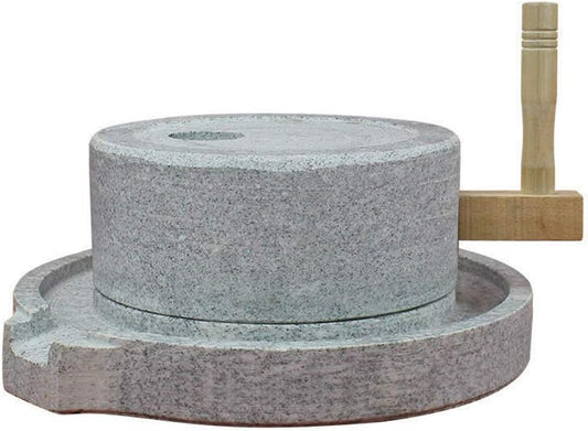 Natural Granite Handmade Stone Mill/Grinder (13.8Wx17.7L)