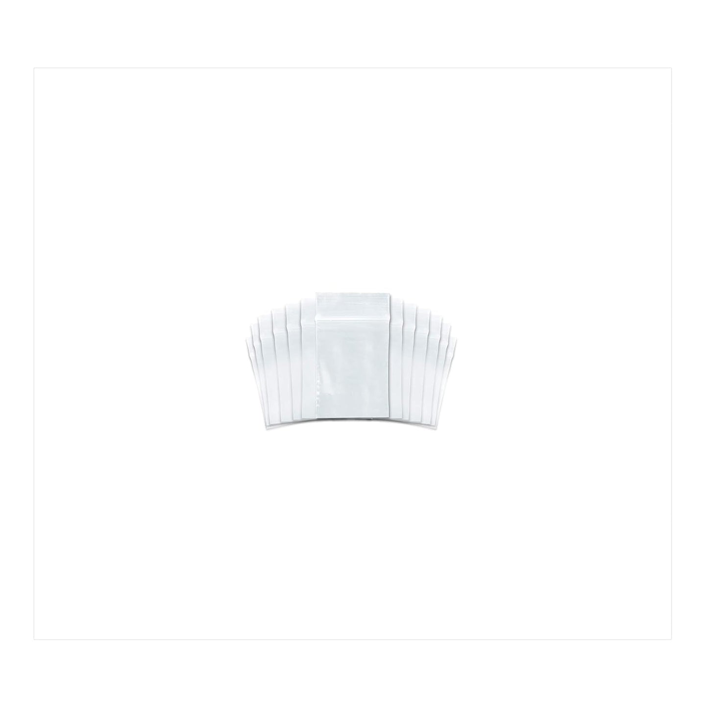 SNL Quality Zipper Lock Reclosable Clear Disposable Plastic Bags, Strong | 1.5" X 2" - 2 MIL - 1,000 Bags