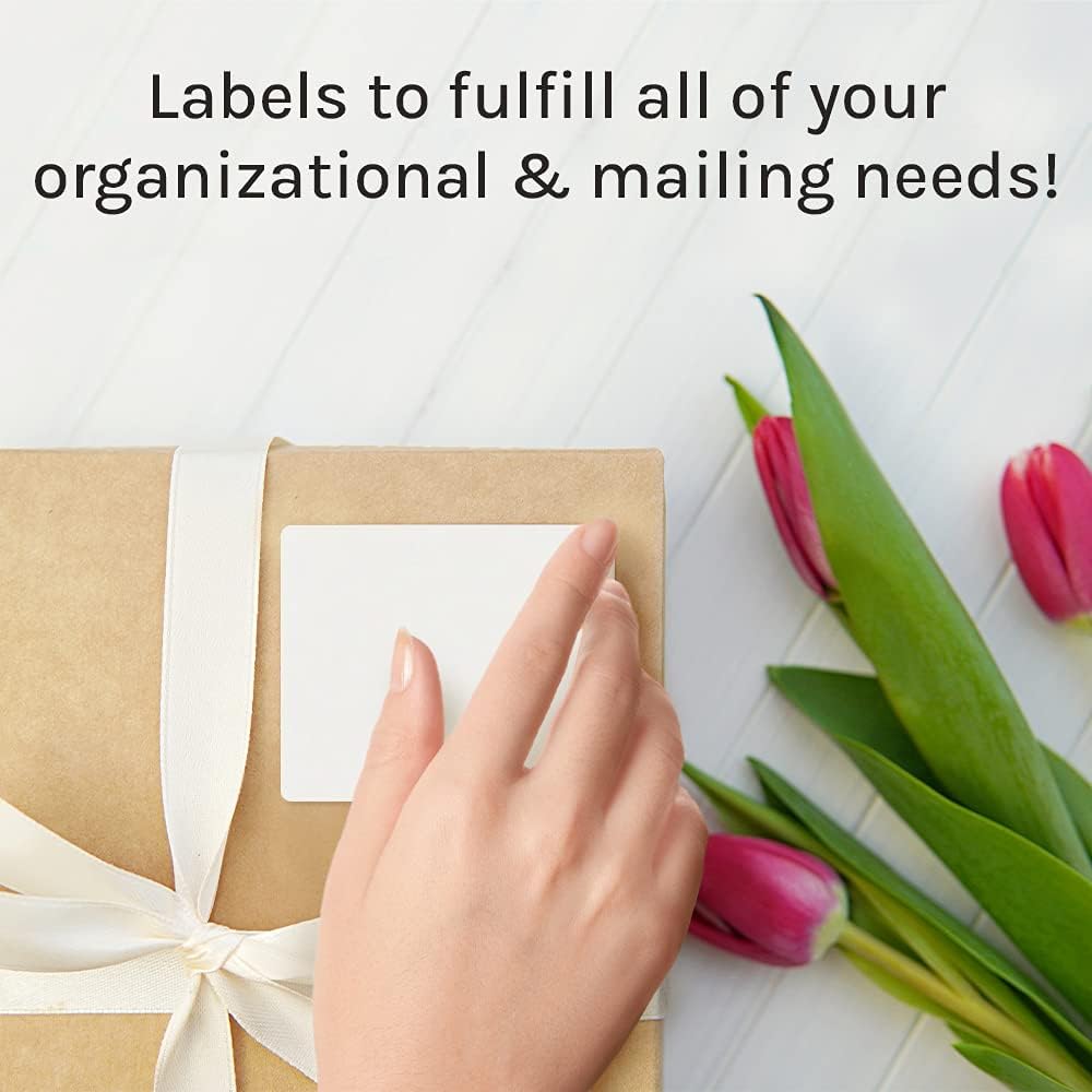 Premium Label Supply White Sticker FBA Labels – 4" x 3.33" – Laser/Inkjet Compatible – (6 per Sheet), 2000 Sheets - 12,000 Total Adhesive Labels