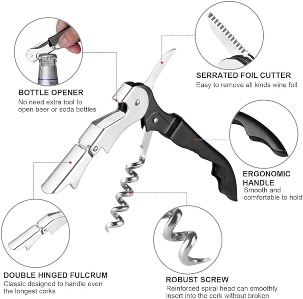 The Wine Chic Engraved Wine Key Corkscrew with Quote and Funny Sayings, Unique Back to School Gifts for Moms and Wine Lovers (Car Line Sommelier)