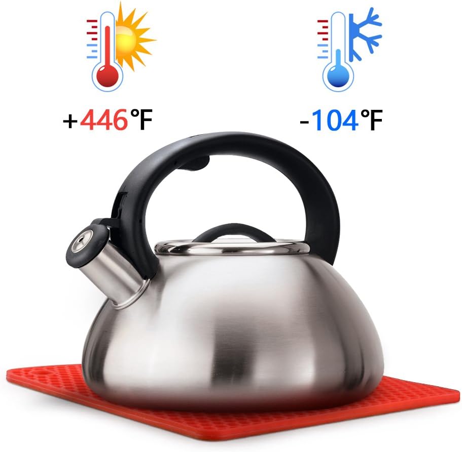 CAKETIME Silicone Trivet Mats - Hot Pads Spoon Rest, Multipurpose Trivet for Hot Dishers Heat Resistant Food Grade Silicone Set of 4