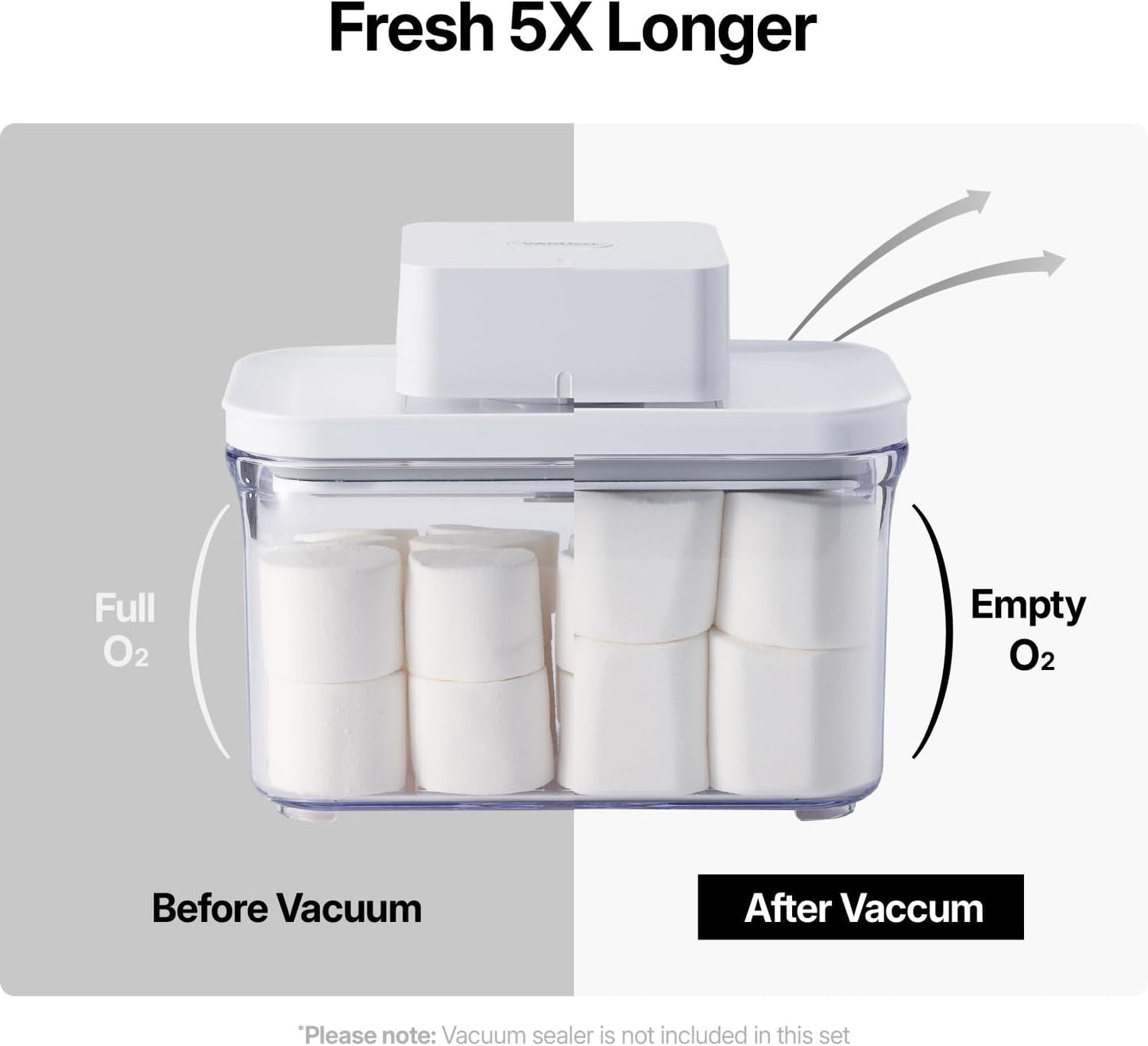 Premium Airtight Food Storage Containers, Rectangular 2PC(1.06qt), Smart One-Click Seal Lid, No Hinges, Patented Double Silicone Lining, 100% Leak Proof, BPA-FREE, Dishwasher, Microwave Safe