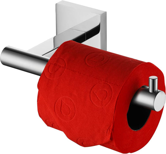 KOKOSIRI Toilet Paper Holder for Bathroom Toilet Roll Holder Hold Mega Rolls Polished Chrome Stainless Steel B2005CH