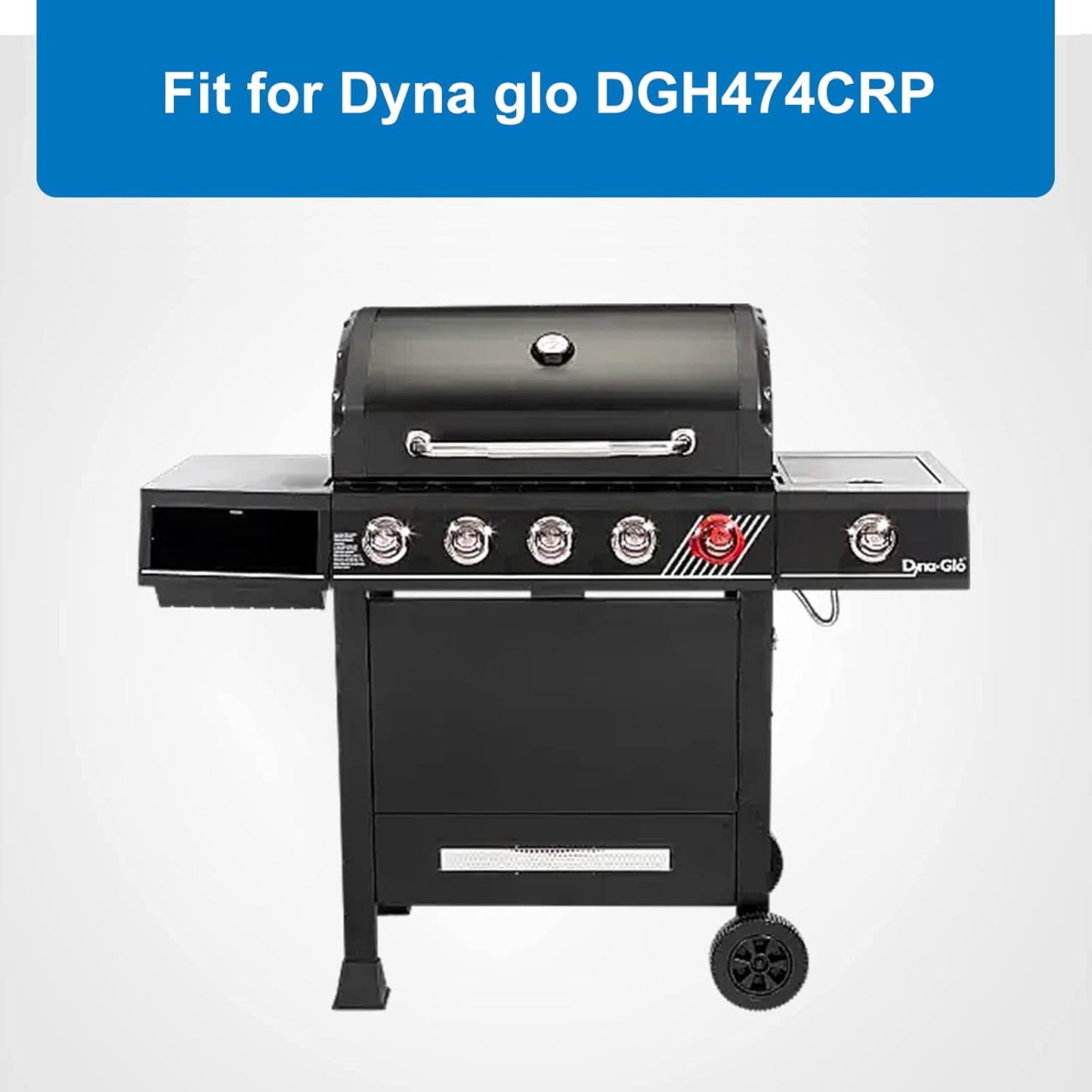 Uniflasy Cast Iron Cooking Grates for Dyna glo DGH474CRP DGH483CRP DGF493BNP DGF493PNP-D DGB495SDP DGB495SDP-D DGB493SPB DGB463CNP DGB494SPB 70-01-911 70-02-656 Cooking Grid Replacement Part Kit