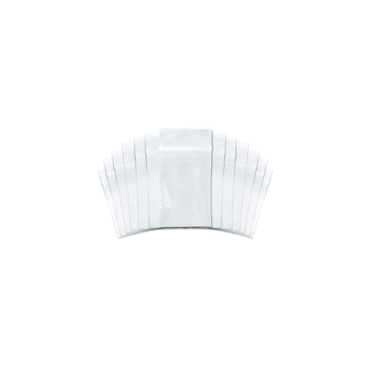 SNL Quality Zipper Lock Reclosable Clear Disposable Plastic Bags, Strong | 2" X 3" - 2 MIL - 1,000 Bags