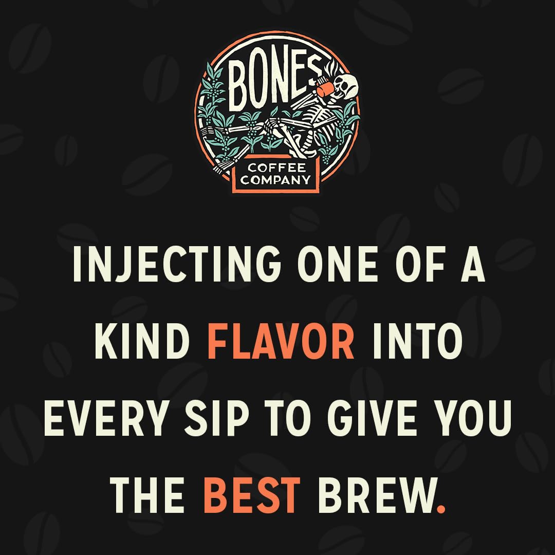 Bones Coffee Company Costa Rica Single-Origin, Cocoa, Nutty and Milk Chocolate Notes, Whole Coffee Beans, Low Acid Medium Roast Arabica Beans Flavored Coffee for Auto drip, 12 oz Whole Bean