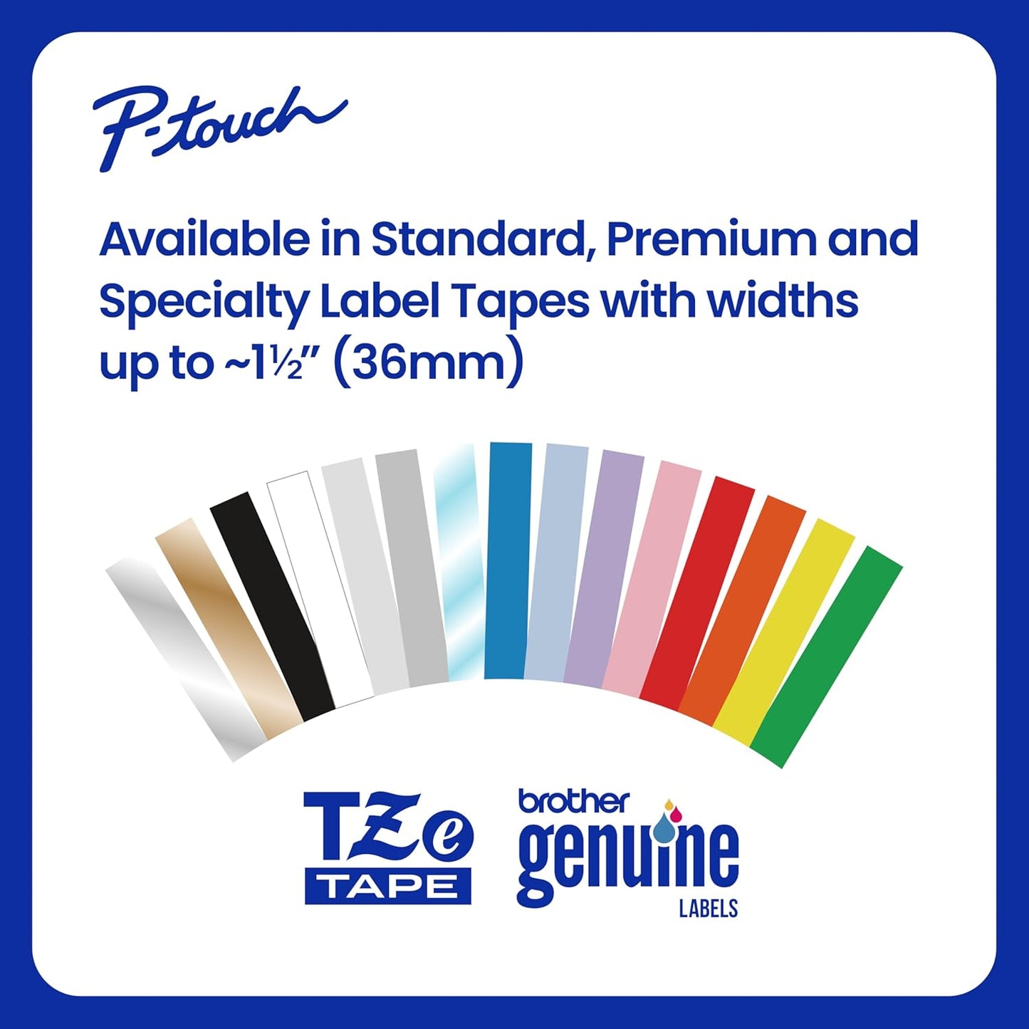 Brother Genuine P-Touch TZe Black Print on Clear Label Tape (TZe121), Laminated,3/8in x 26.2ft (9mm x 8m), for Select P-Touch Label Makers, Durable, Water-Resistant, Indoor/Outdoor Use