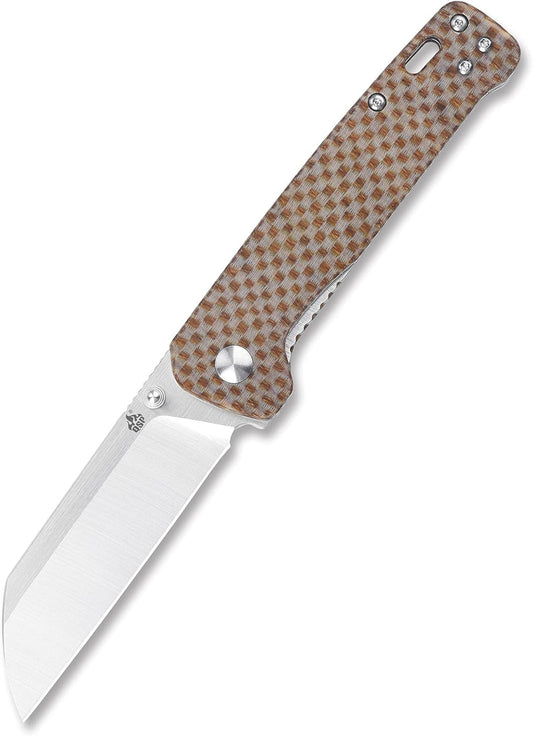 QSP Penguin Folding Knife – Rugged D2 Blade – Premium Micarta Handle – Smooth One-Hand Open – Deep Carry Clip – Left/Right-Handed Friendly – Perfect for EDC and Outdoor Adventures