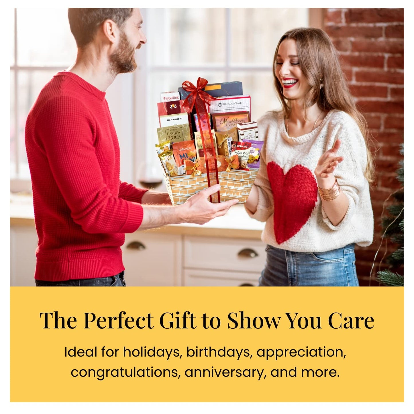 Broadway Basketeers Gourmet Gift Basket Snack Gifts for Women, Men, Families, College – Delivery for Holiday, Appreciation, Thank You, Congratulations, Corporate, Get Well Soon Care Package