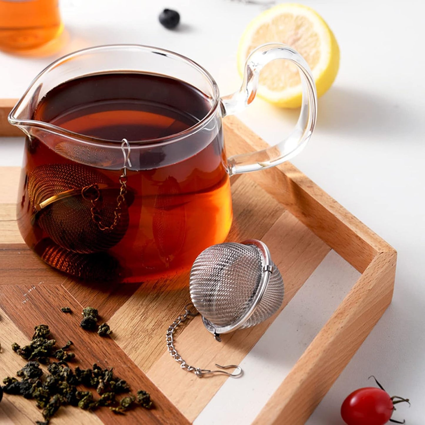10PCS Tea Infuser, Upgraded Tea Strainer, Premium Tea Infusers for Loose Tea, Tea Steeper, Tea Ball for Tea Flavoring Herbal Spices Seasonings