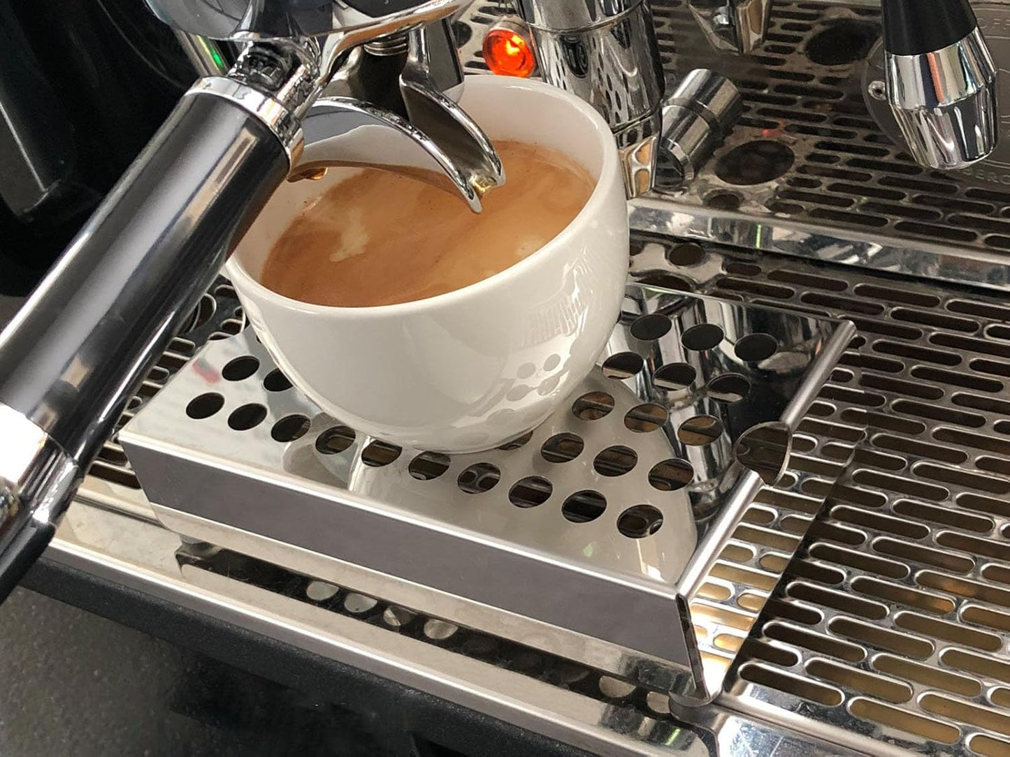 YOLOYO Coffee Espresso Cup Riser Stand, Coffee Drip Tray, Espresso Mug Riser Holder with Premium Stainless Steel for Espresso Machines, Height 50mm