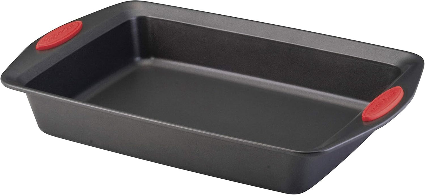Rachael Ray Cucina and Yum-o! Nonstick Bakeware Set with Cookie Sheets, Cake Pans, and More, 11 Pieces