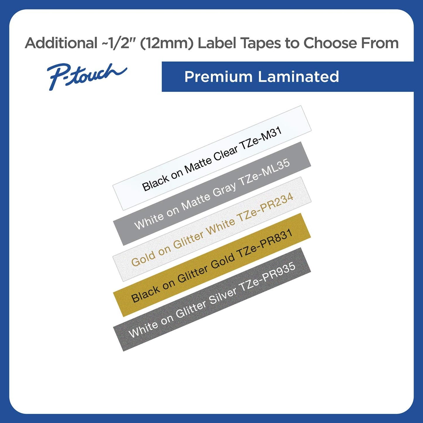 Brother Genuine P-touch TZeMQE31 Tape, 1/2" (0.47") Wide Standard Laminated Tape, Black on Pastel Pink, Laminated for Indoor or Outdoor Use, Water-Resistant, 0.47" x 26.2' (12mm x 8M), TZEMQE31