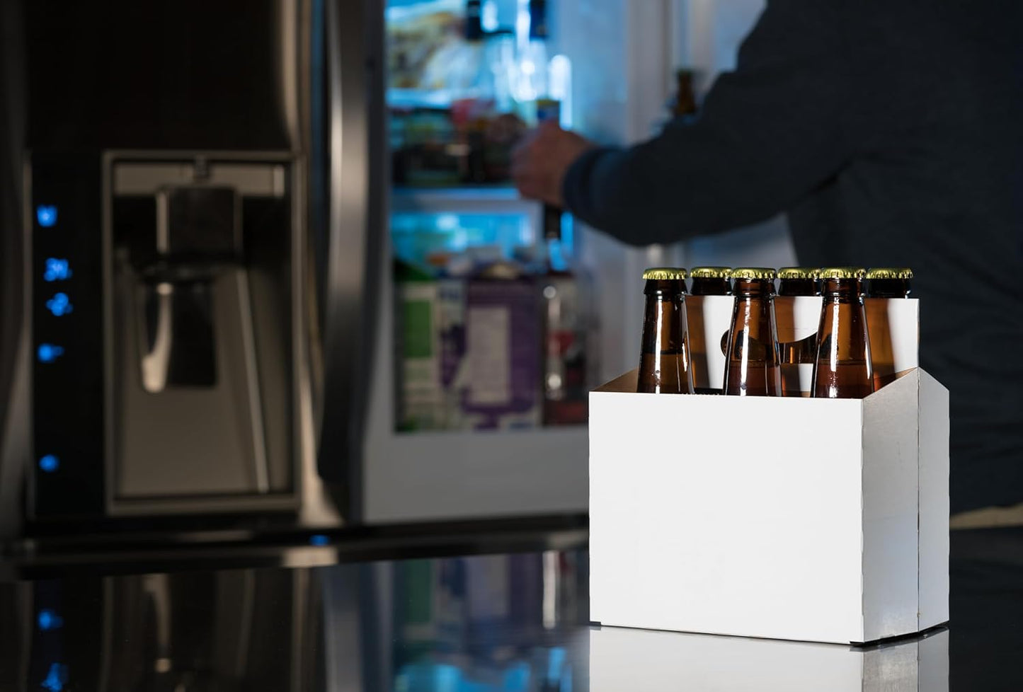 6pk Cardboard Carrier (White, 150ct) | Holds 6pk 12oz Bottles | FAST SAME DAY SHIPPING