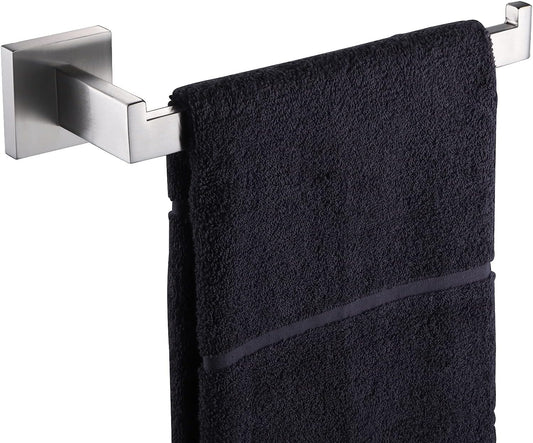 KOKOSIRI Hand Towel Holder Brushed Nickel Towel Bars Stainless Steel Bathroom Hardware Kitchen Paper Towel Holder Wall Mount, B3003BR
