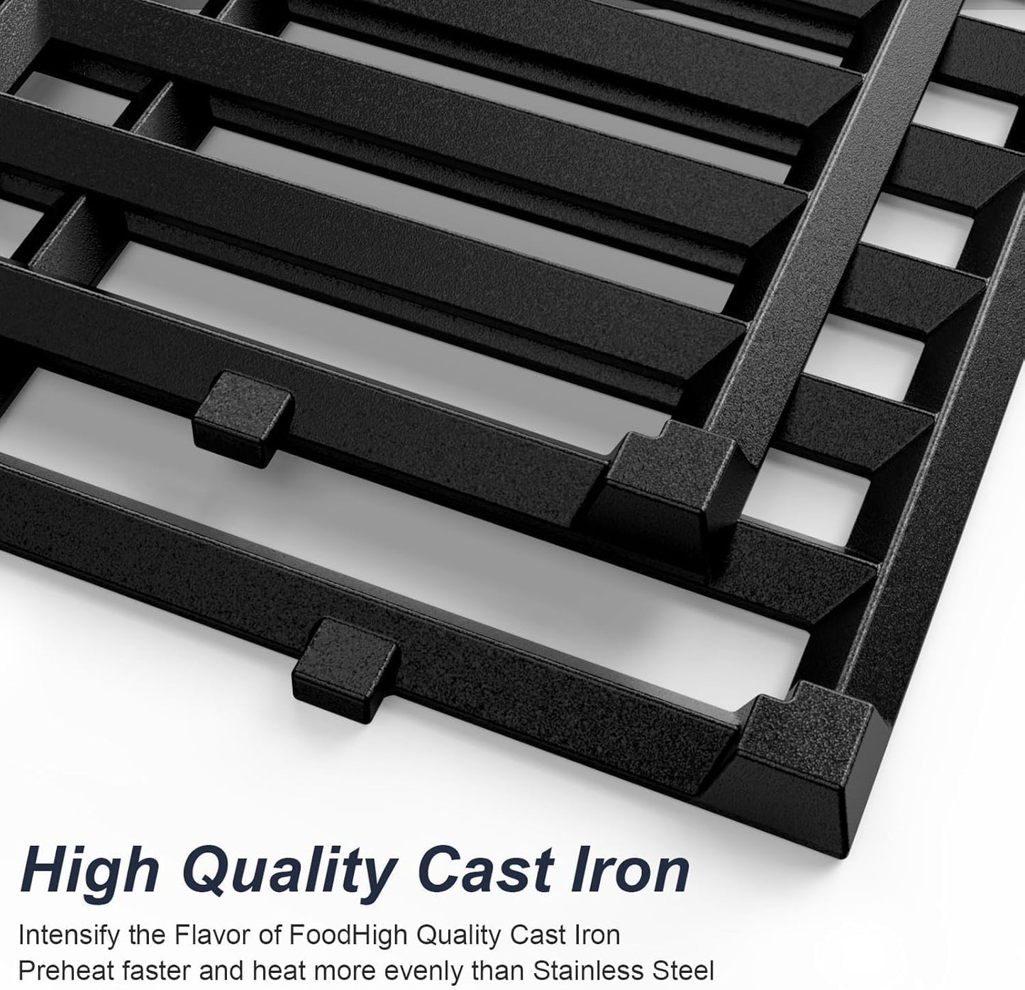 Grill Parts for Weber Spirit e310, 17.5" Grill Grates for Weber Spirit 300 and Spirit II 300, Spirit E/S310 E/S315 320 330 SP320, Spirit 700, Genesis 1000-3500, Gold & Silver B/C Gas Grill, 7638 7639