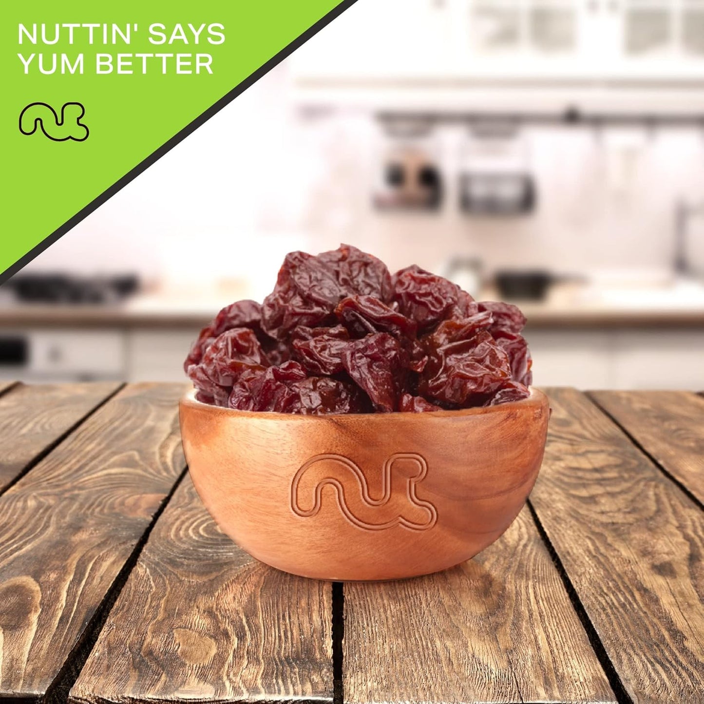 NUT CRAVINGS - Sun Dried Sour Tart Cherries, Lightly Sweetened (48oz, 3 LB) Bulk Dry Fruits Packed Fresh in Resealable Bag - Sweet Healthy Snack, Naturally Grown, Vegan, Kosher