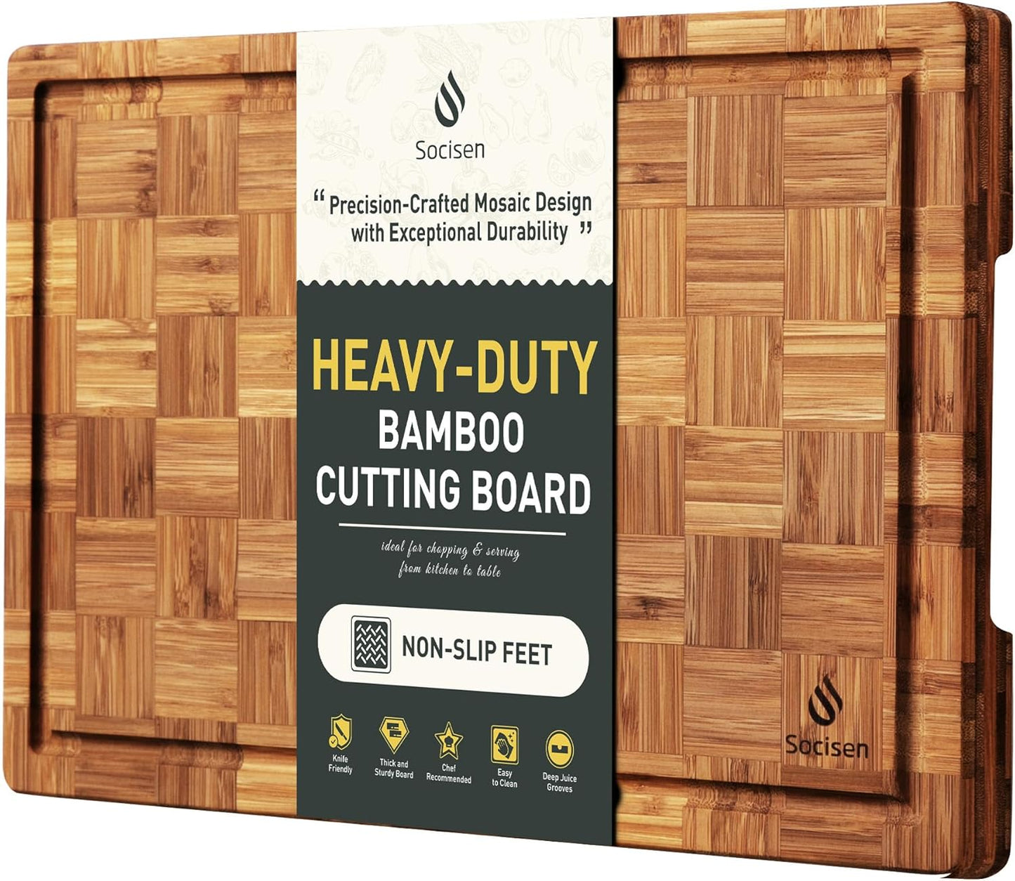 Bamboo Cutting Board Non Slip Over Sink Mother Gifts Best Mama Mommy Bonus Busy Mom Ever Christmas Xmas Birthday Law Step Stepmom Stepmother Have Everything Good Unique Useful Present