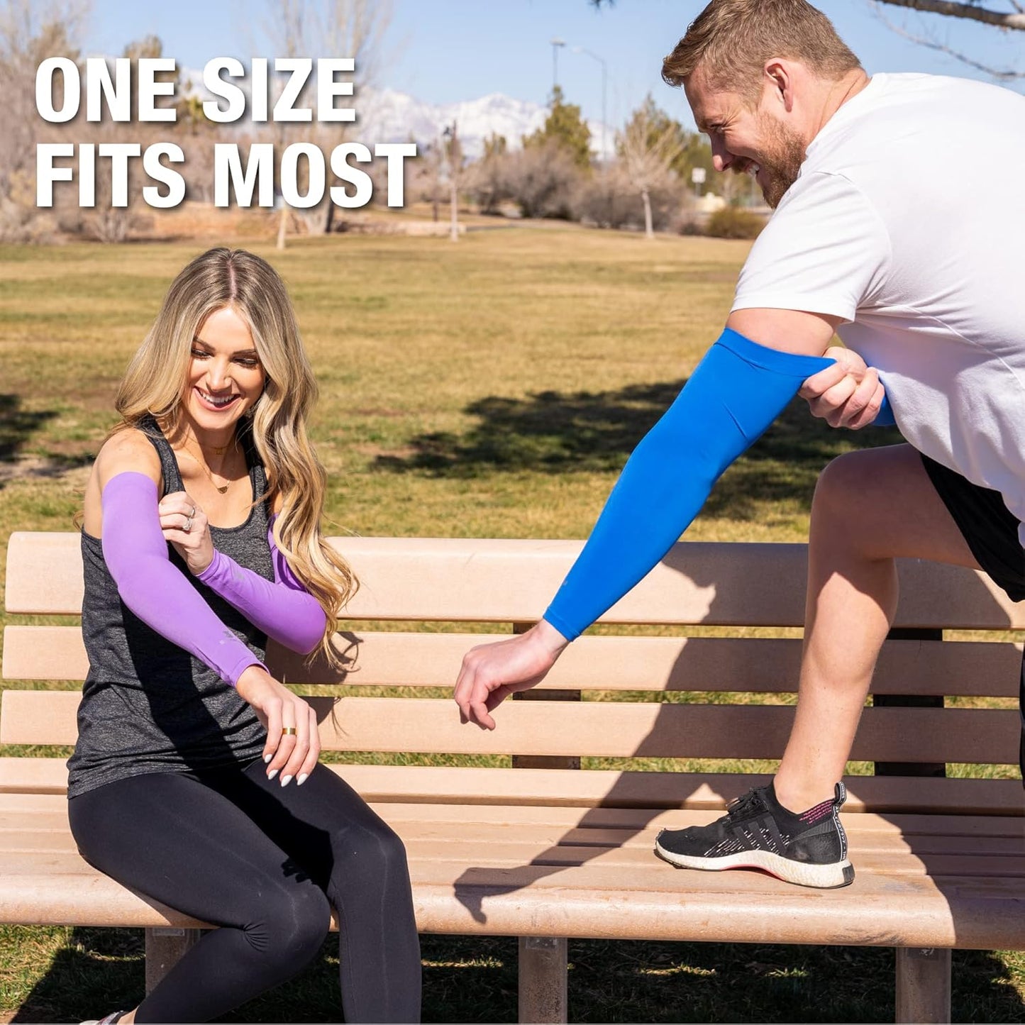 SportsTrail Cooling Arm Sleeves for Men & Women – Breathable, UV Sun Protection, Sports Arm Sleeves for Women, Men & Youth