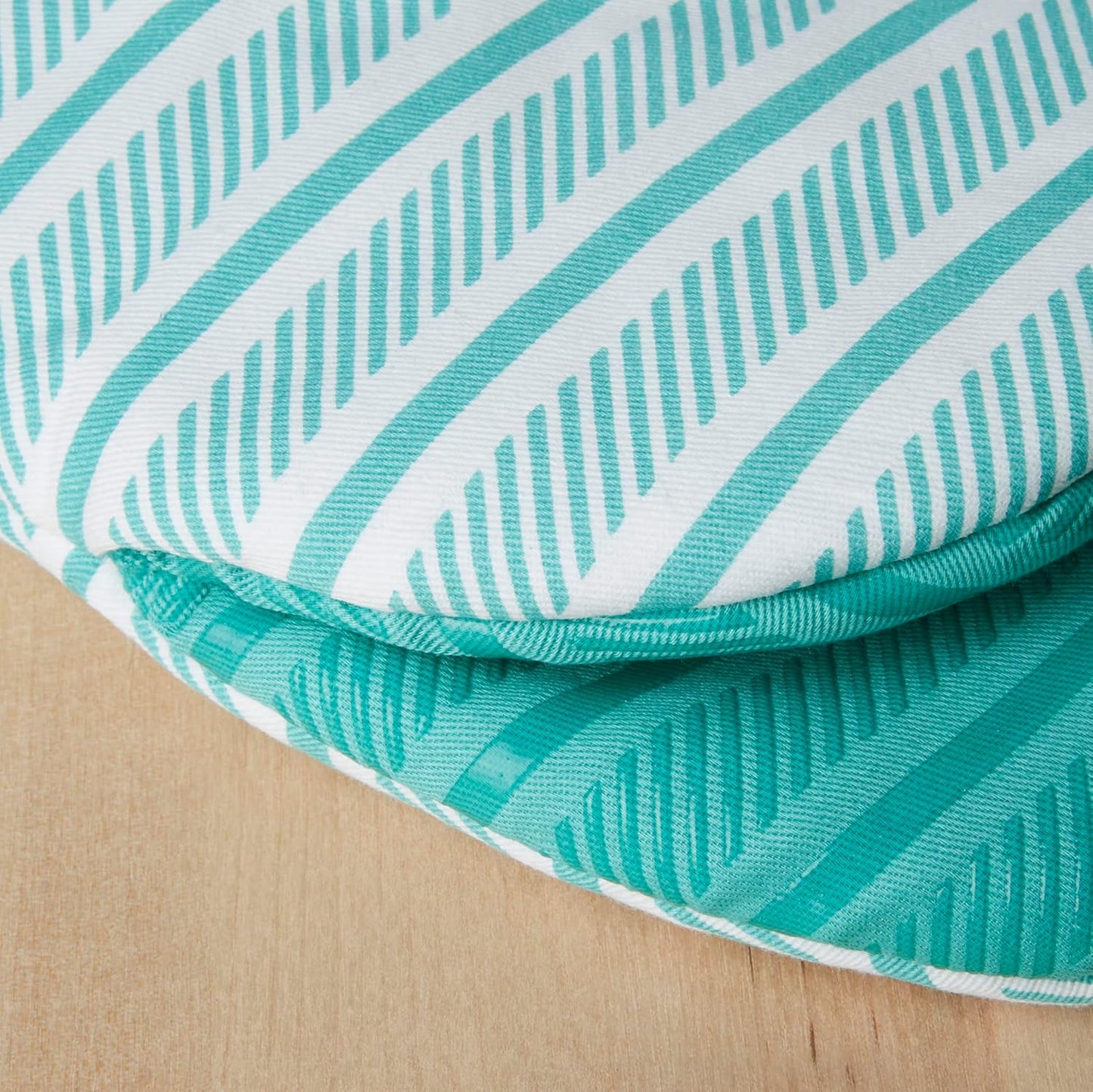 KitchenAid Albany Mini Oven Mitt 2-Pack Set, Aqua Sky, 5.5"x8"