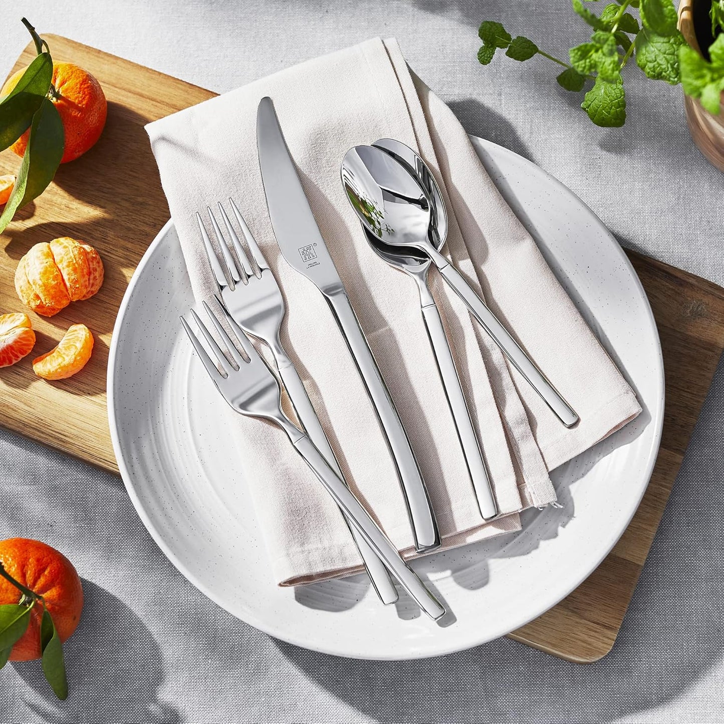 Henckels Premier Series Opus 20-Piece Stainless Steel Flatware Set, Service for 4